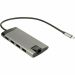 Inter-Tech GDC-802 USB 3.2 Gen 1 (3.1 Gen 1) Type-C Grijs